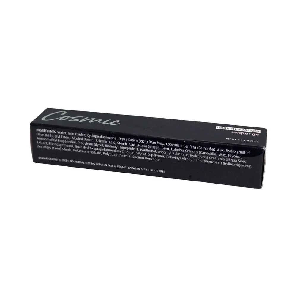 Lune+Aster Cosmic Growth Mascara Jet Black Swipe+Go Vegan 0.29oz NIB
